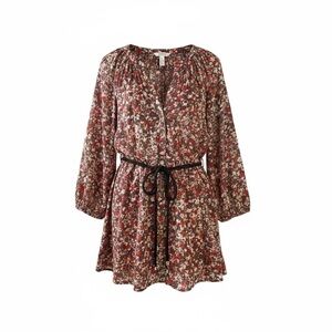 Mossimo Supply Co. Floral Belted Tunic Dress – Size XL